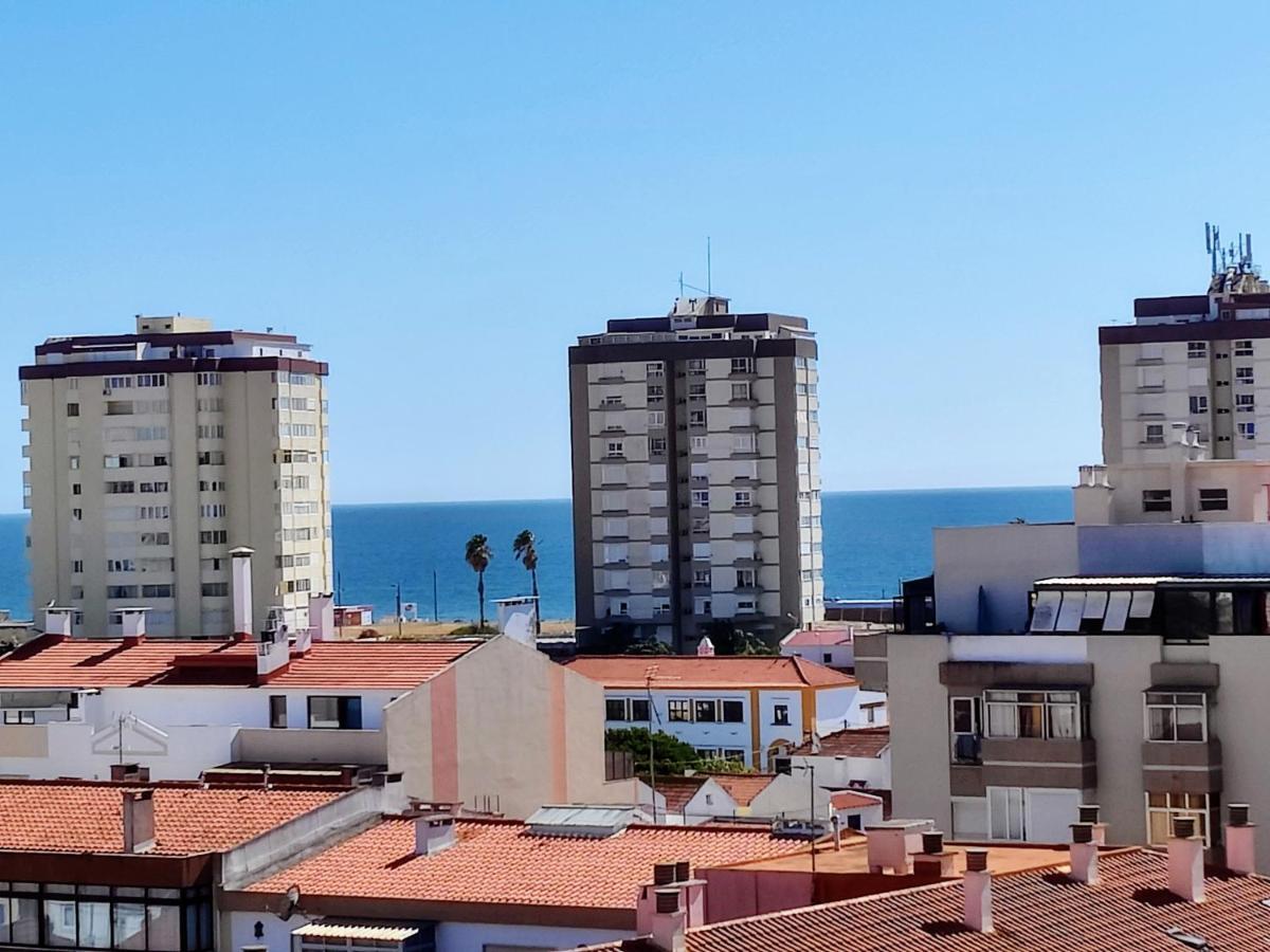 Lovely Lisboa Costa da Caparica seaview apartment Exterior foto