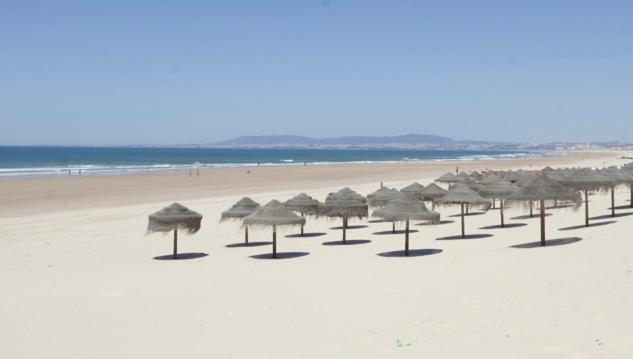 Lovely Lisboa Costa da Caparica seaview apartment Exterior foto